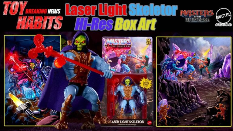 Laser Light Skeletor MOTU Origins Mattel Creations Exclusive Hi-Res Artwork Revealed