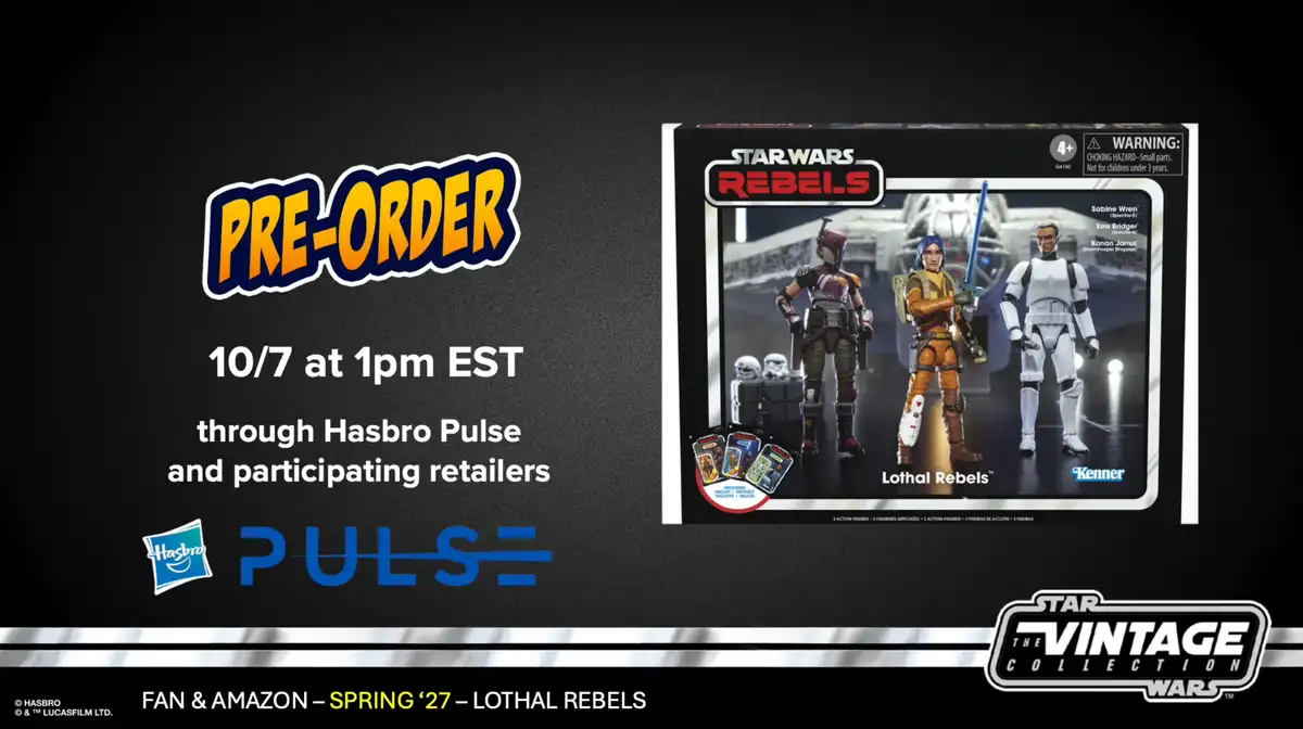 Lothal Rebels 3 Pack Star Wars Vintage Collection October 2026 Live Stream Coverage 18