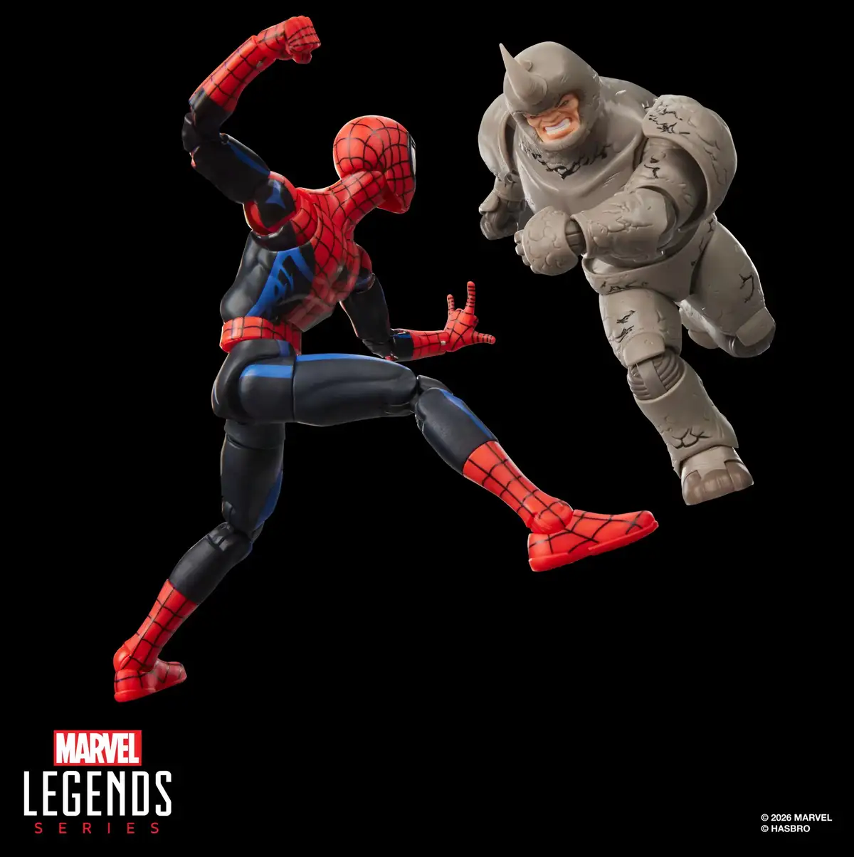Marvel Legends Your Friendly Neighborhood Spider Man Rhino 2 Pack 2