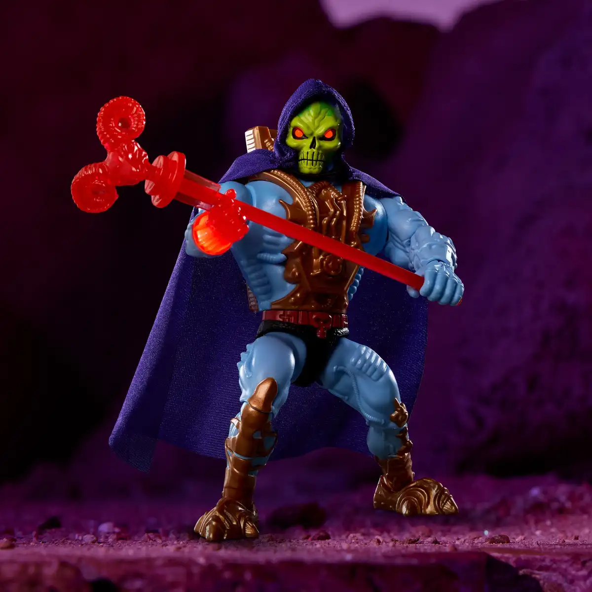 Masters of the Universe Origins Deluxe Laser Light Skeletor 02