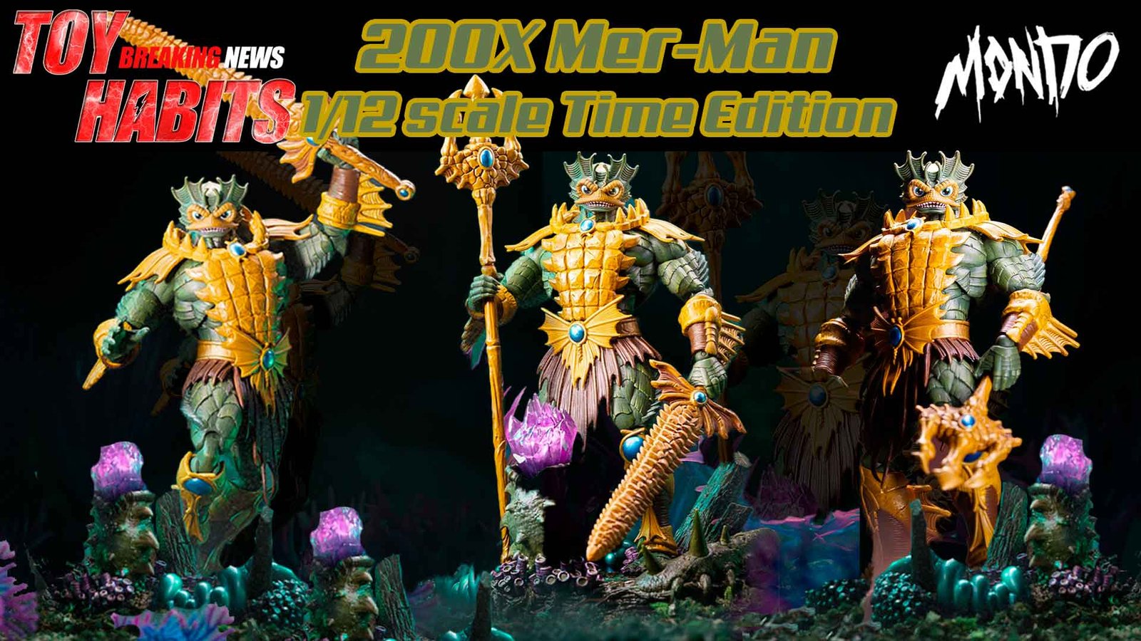 Mondo 200X Mer-Man 1/12 Scale Figure Timed Edition Preorder and Official Images