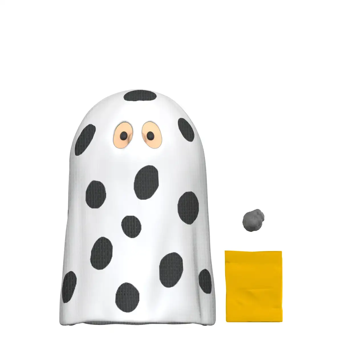 Peanuts Deluxe Charlie Brown (Ghost Sheet) Action Figure 03