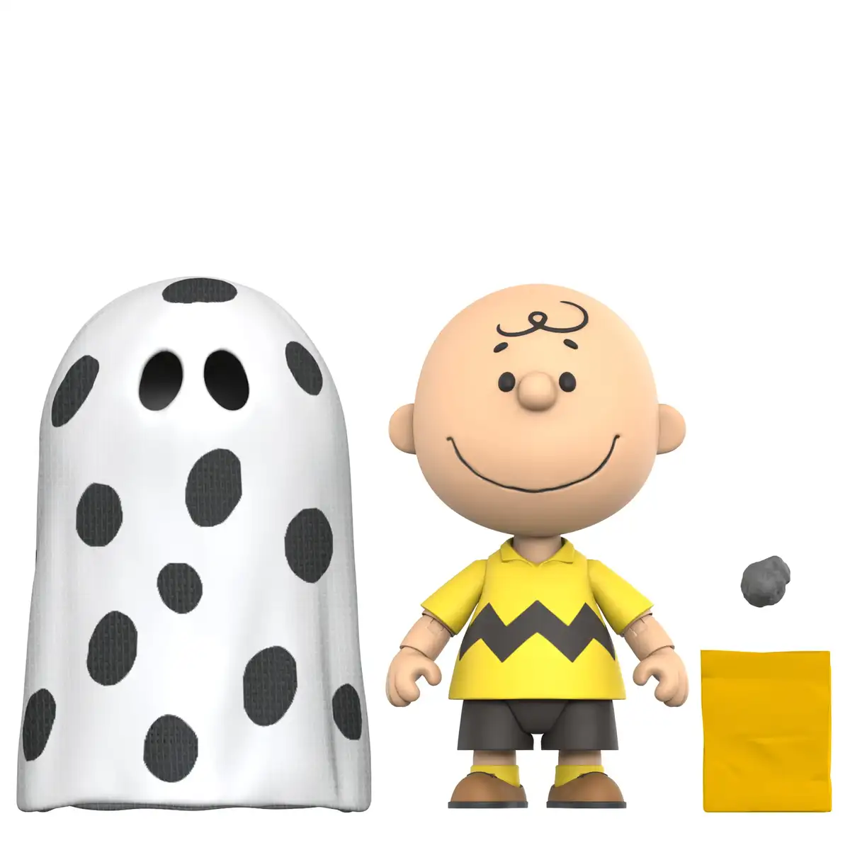 Peanuts Deluxe Charlie Brown (Ghost Sheet) Action Figure 04