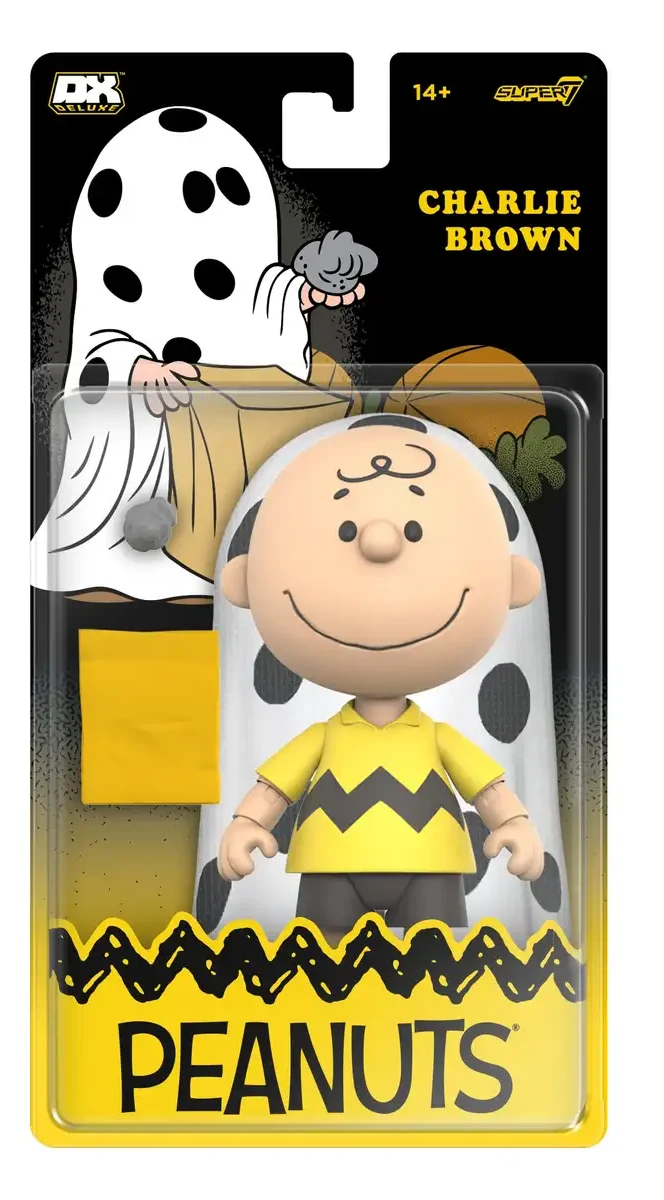 Peanuts Deluxe Charlie Brown (Ghost Sheet) Action Figure 06