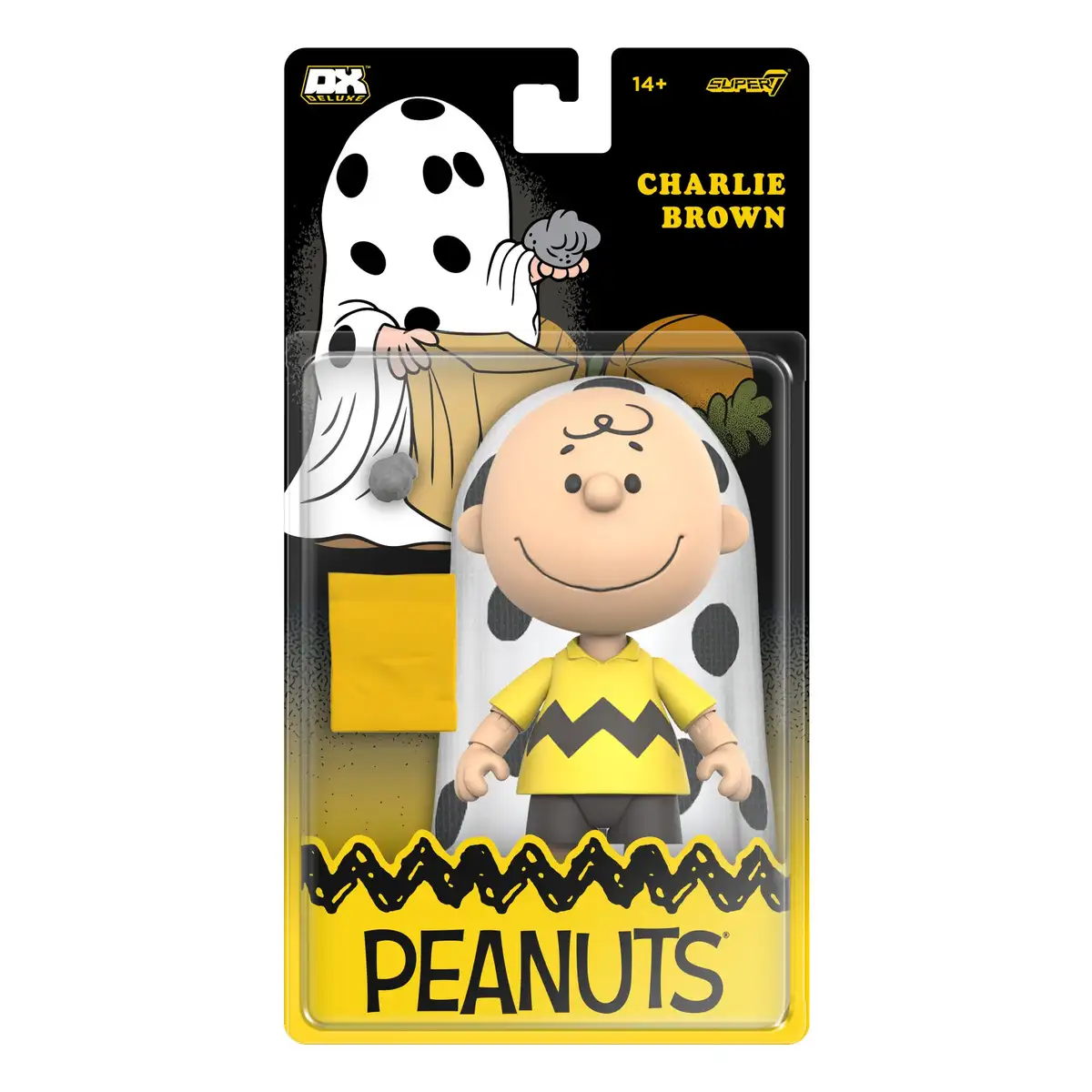 Peanuts Deluxe Charlie Brown (Ghost Sheet) Action Figure 06