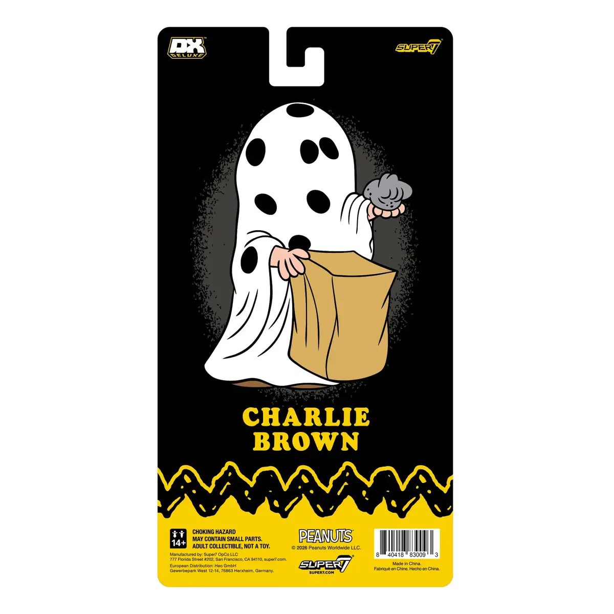 Peanuts Deluxe Charlie Brown (Ghost Sheet) Action Figure 07