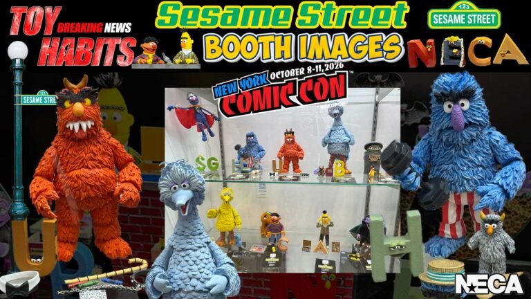 Sesame Street NYCC 2026 NECA Booth Images