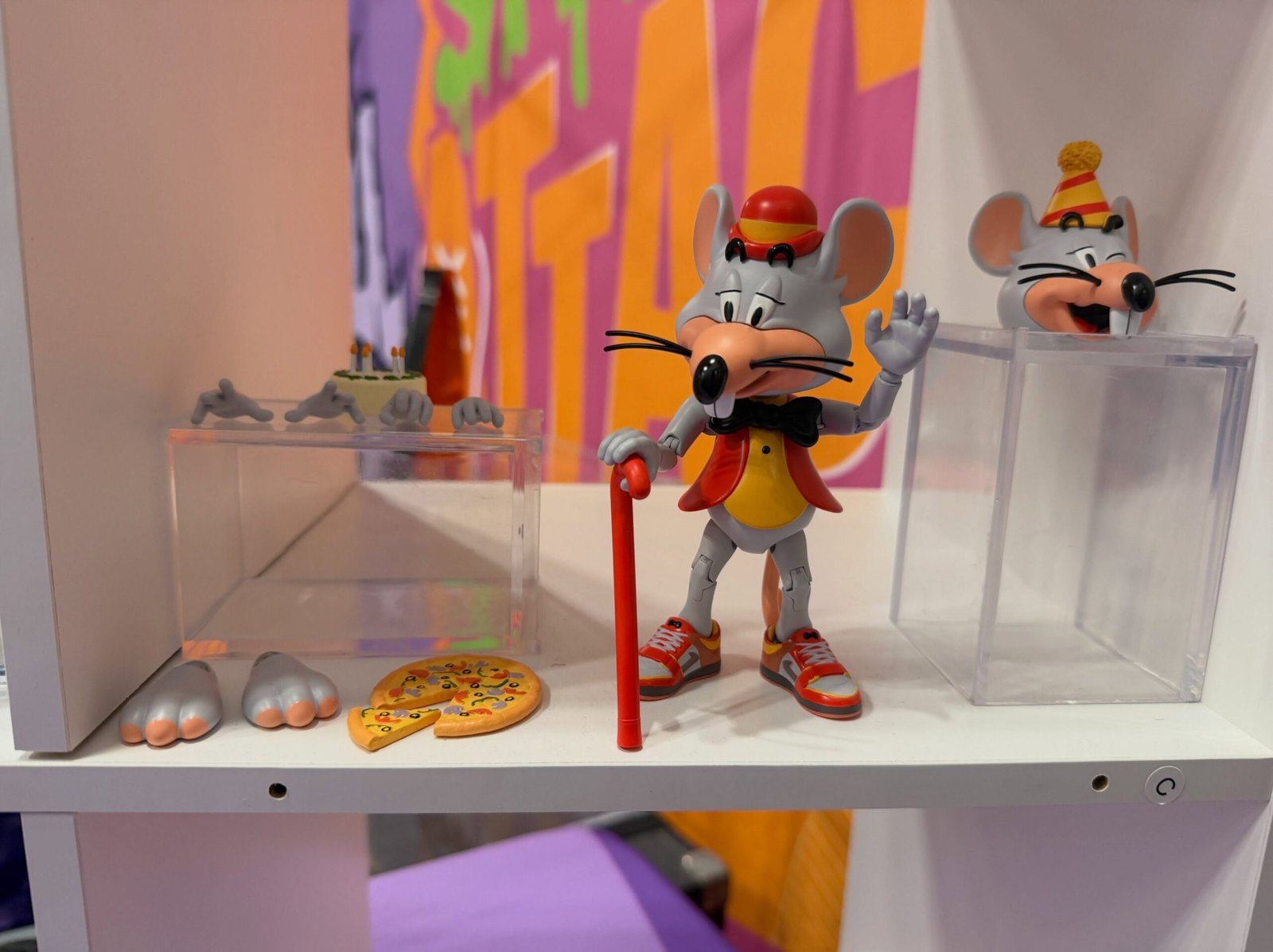 Sneak Attack Toys Inspector Gadget, Chuck E Cheese & Denver the Last Dinosaur NYCC 2026 Booth Images 11