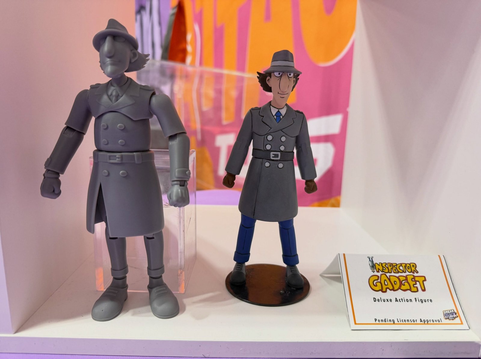 Sneak Attack Toys Inspector Gadget, Chuck E Cheese & Denver the Last Dinosaur NYCC 2026 Booth Images 13