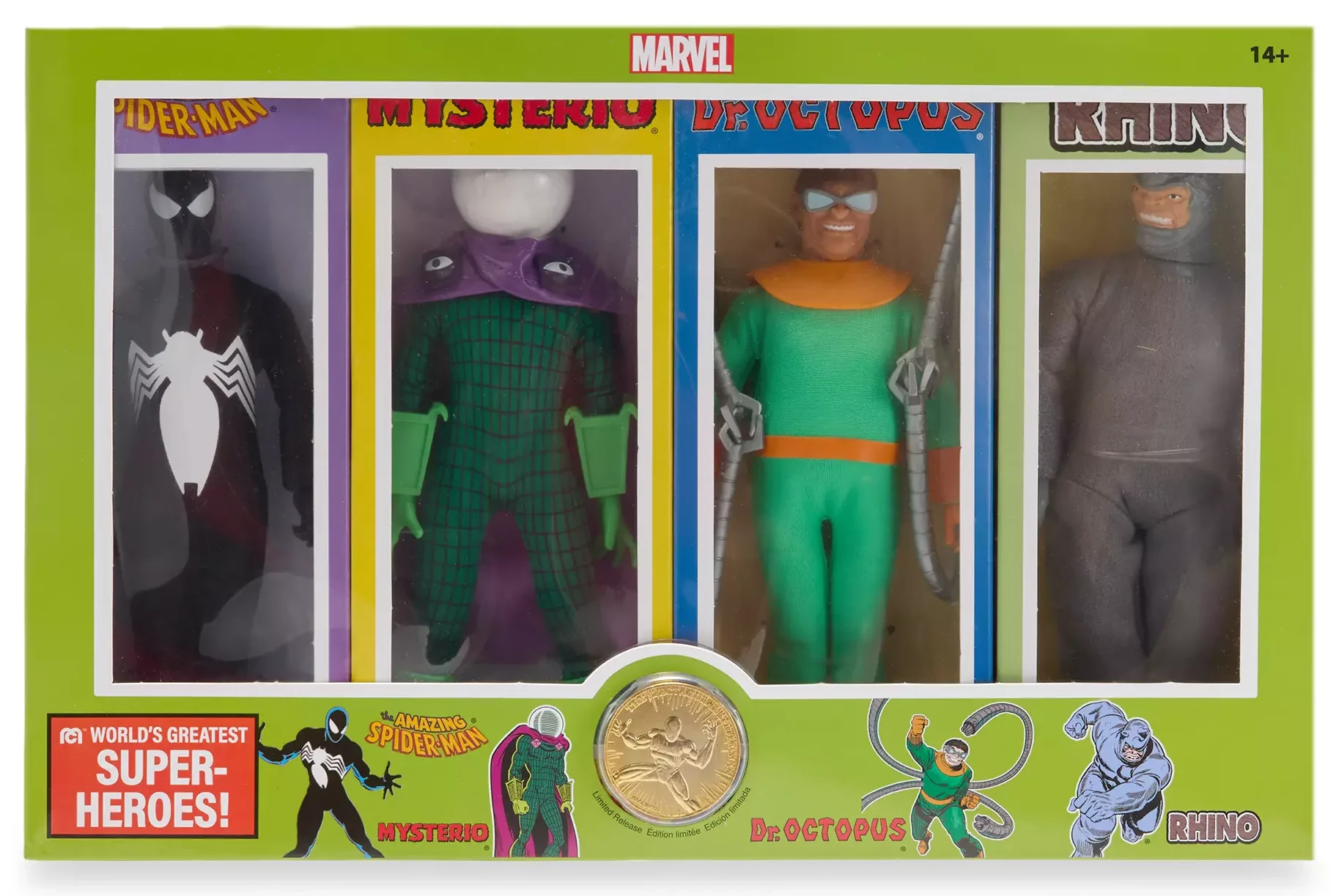Spider Man Mego Set 2 Worlds Greatest Super Heroes 1
