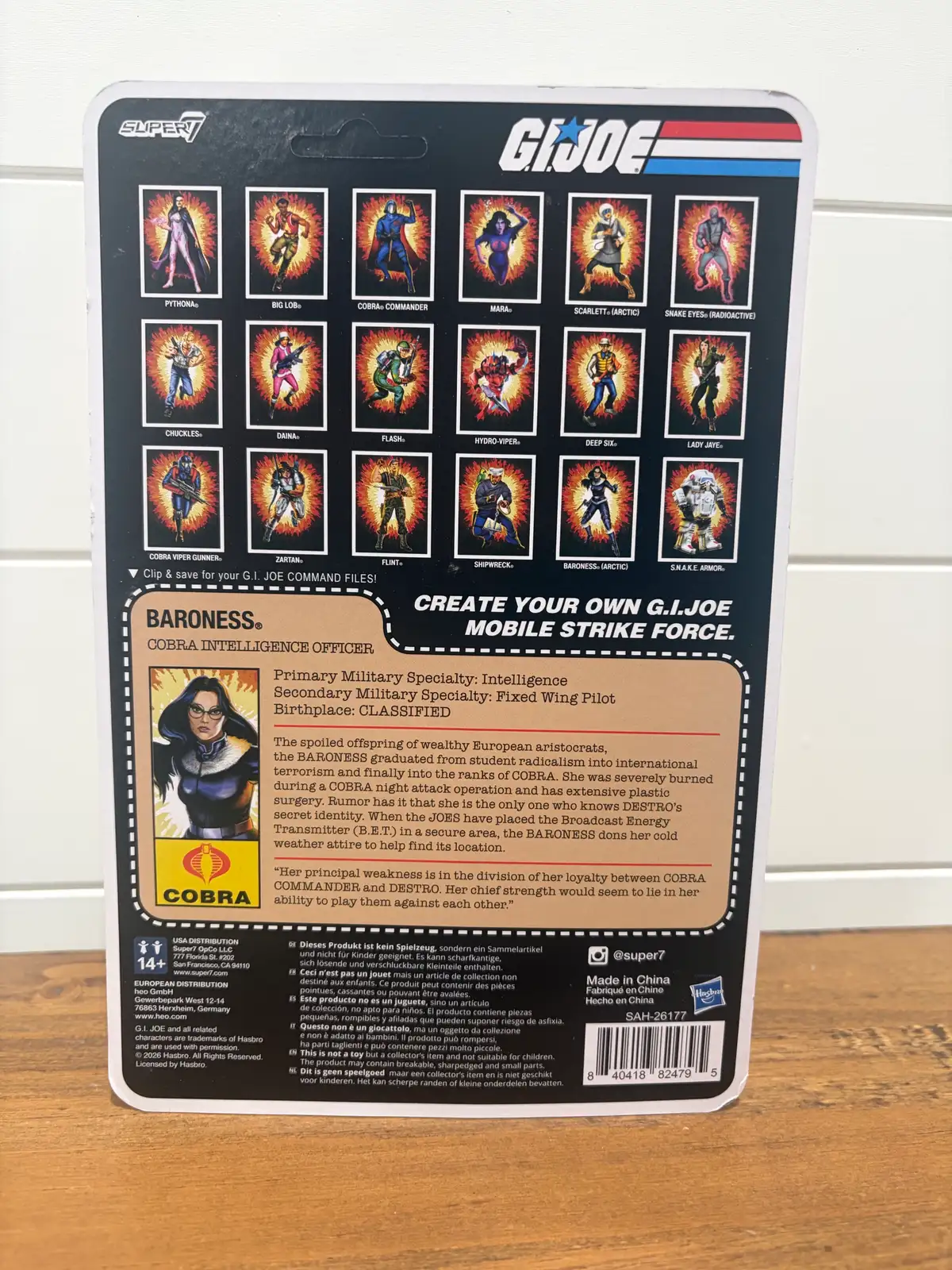Super7 GI Joe ReAction+ Wave 10 IH 10