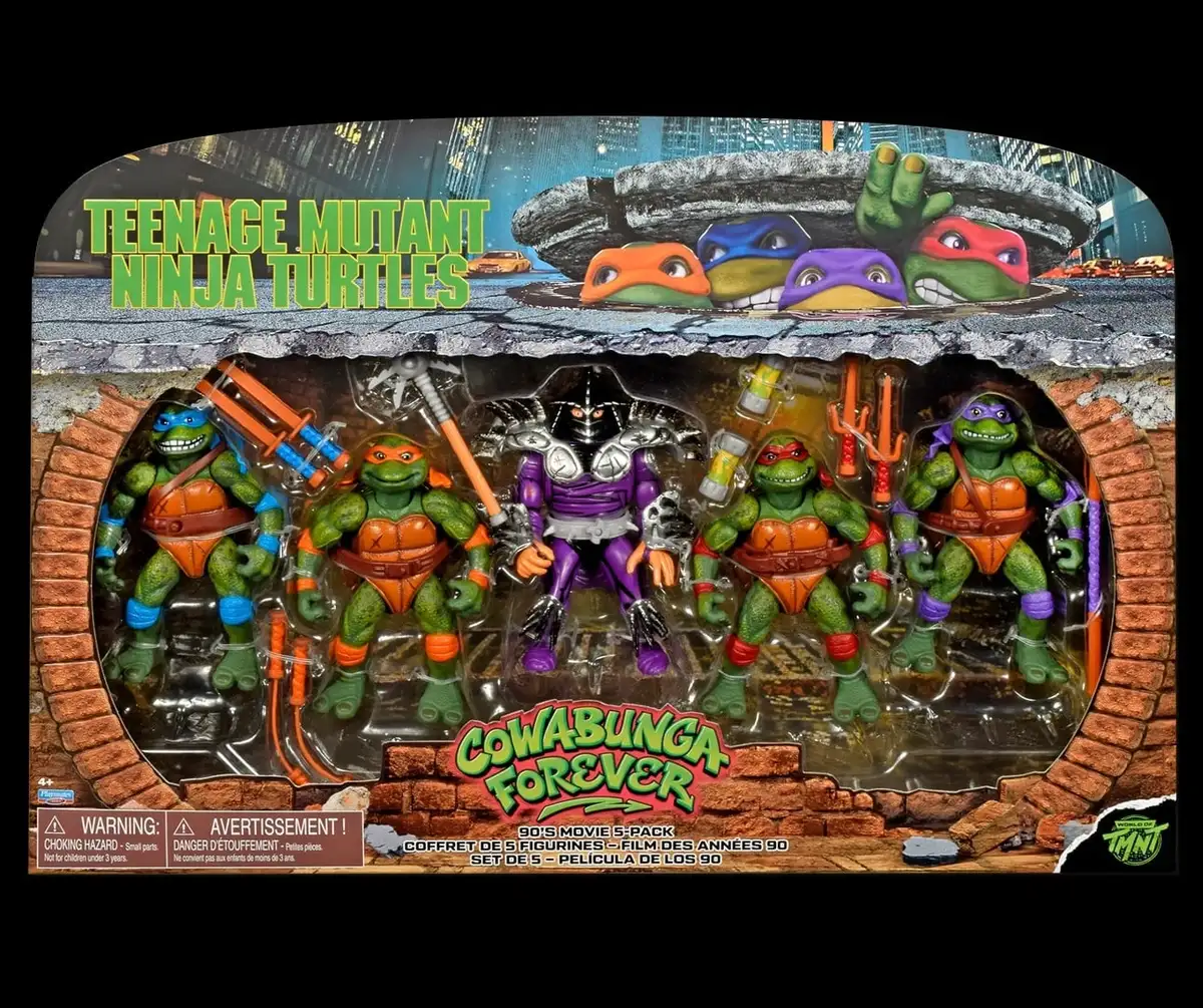 TMNT Movie 5 Pack & 1988 Classic Figures 1