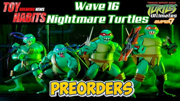 Teenage Mutant Ninja Turtles ULTIMATES Wave 16 Nightmare Turtles Preorders