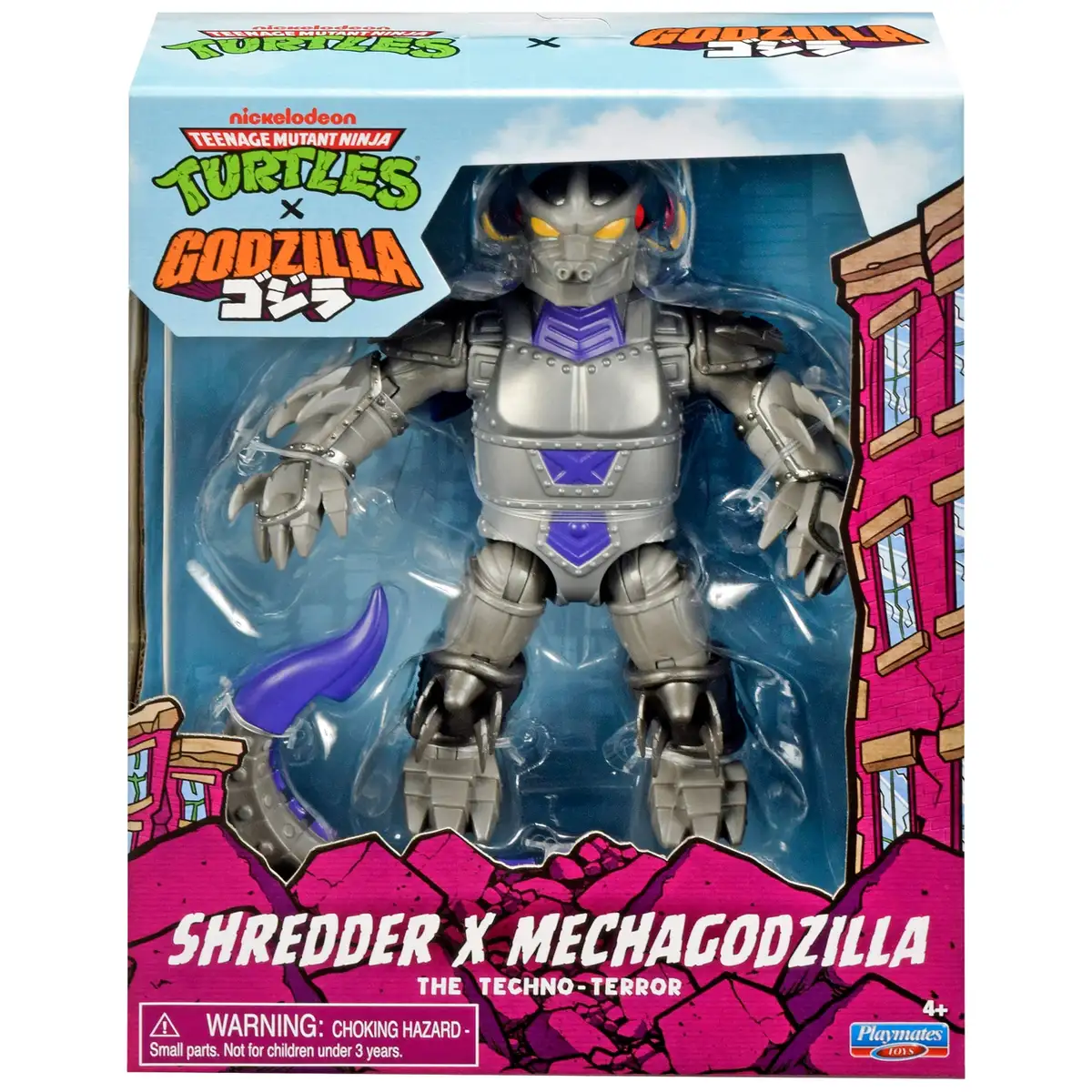 Teenage Mutant Ninja Turtles x Godzilla Cross Over Shredder x Mechagodzilla (The Techno Terror) Action Figure 06