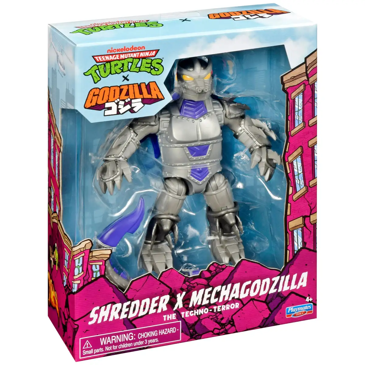 Teenage Mutant Ninja Turtles x Godzilla Cross Over Shredder x Mechagodzilla (The Techno Terror) Action Figure 07