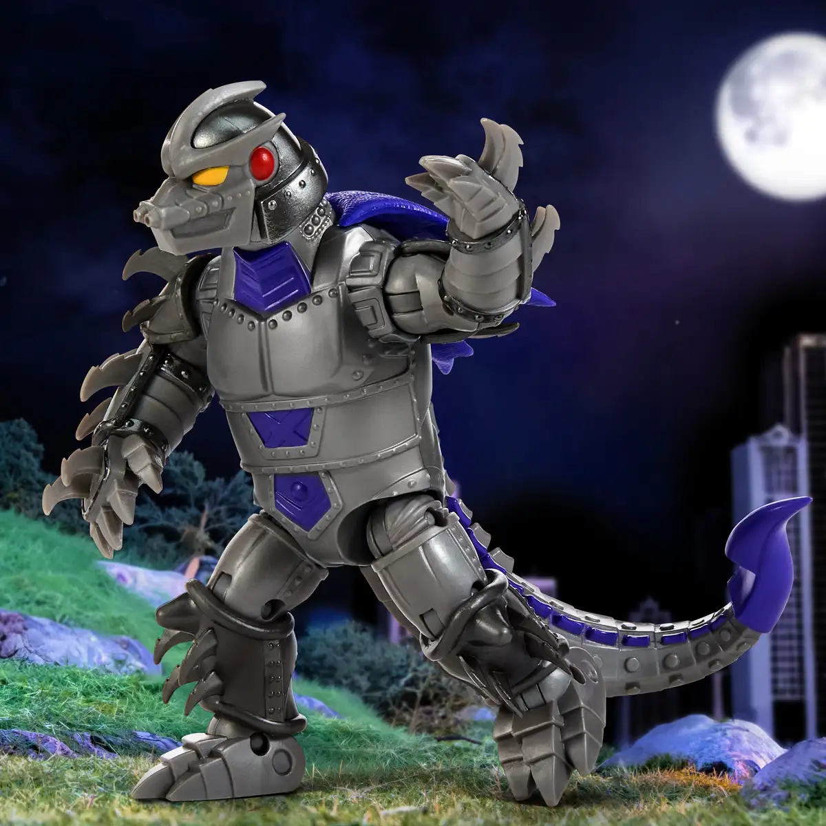 Teenage Mutant Ninja Turtles x Godzilla Cross Over Shredder x Mechagodzilla (The Techno Terror) Action Figure 09