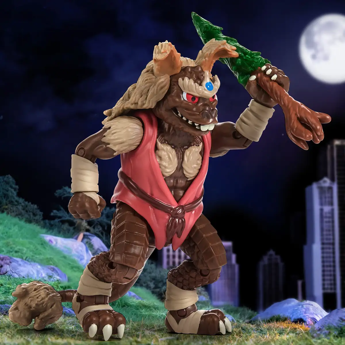 Teenage Mutant Ninja Turtles x Godzilla Cross Over Splinter x King Caesar (Mystical Mentor) Action Figure 09
