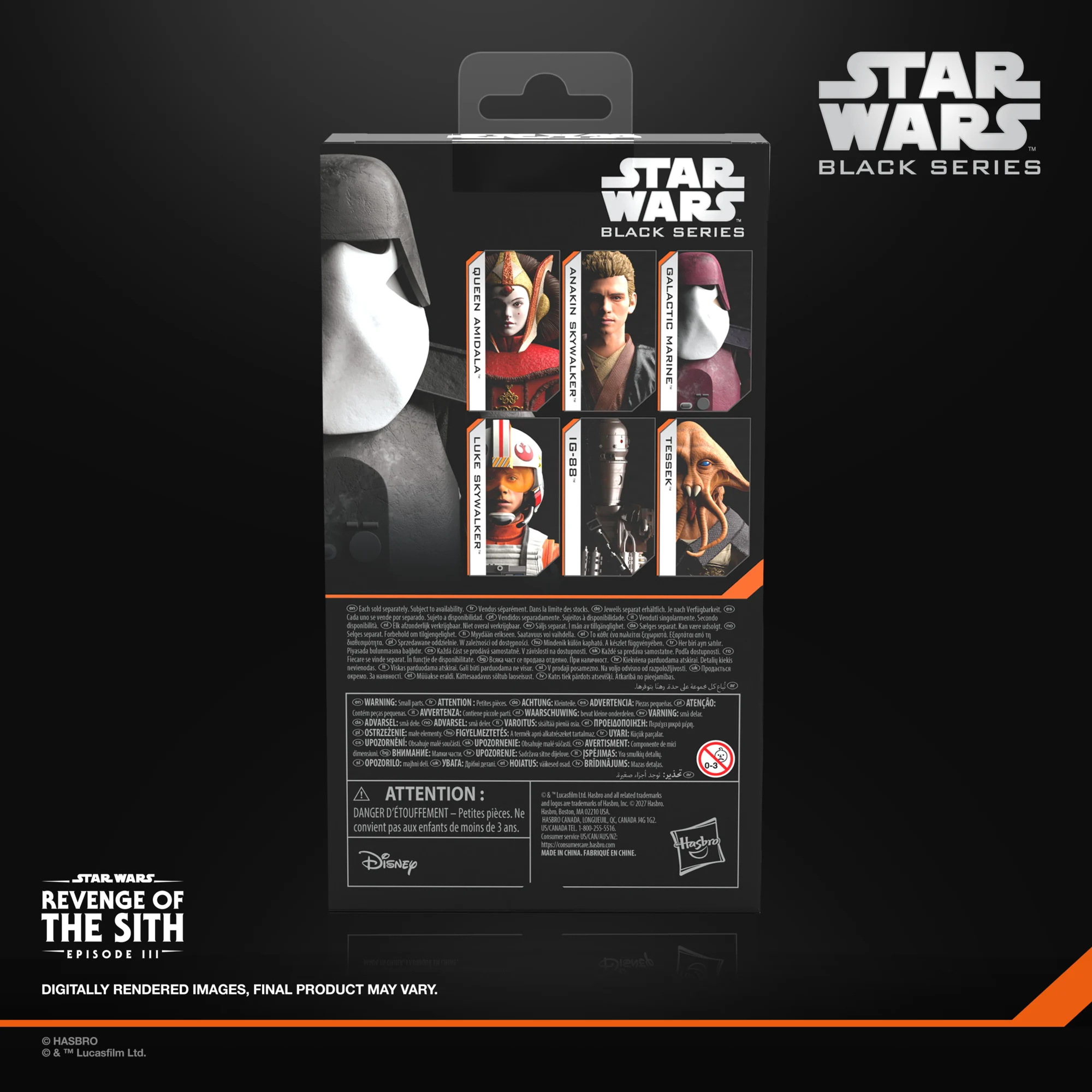 The Star Wars Black Series Saga Edition Individual packages 1