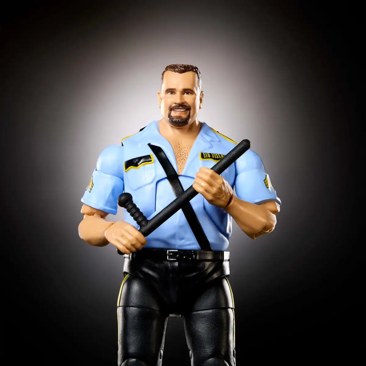 WWE SNME Big Boss Man Elite Action Figure, 6 inch Collectible Set with Articulation & Accessories (Styles May Vary) 03