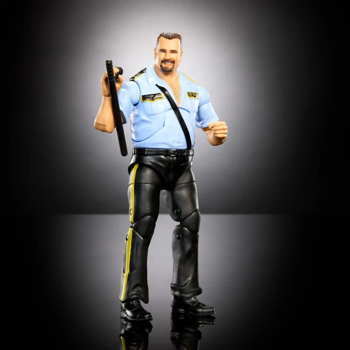 WWE SNME Big Boss Man Elite Action Figure, 6 inch Collectible Set with Articulation & Accessories (Styles May Vary) 04