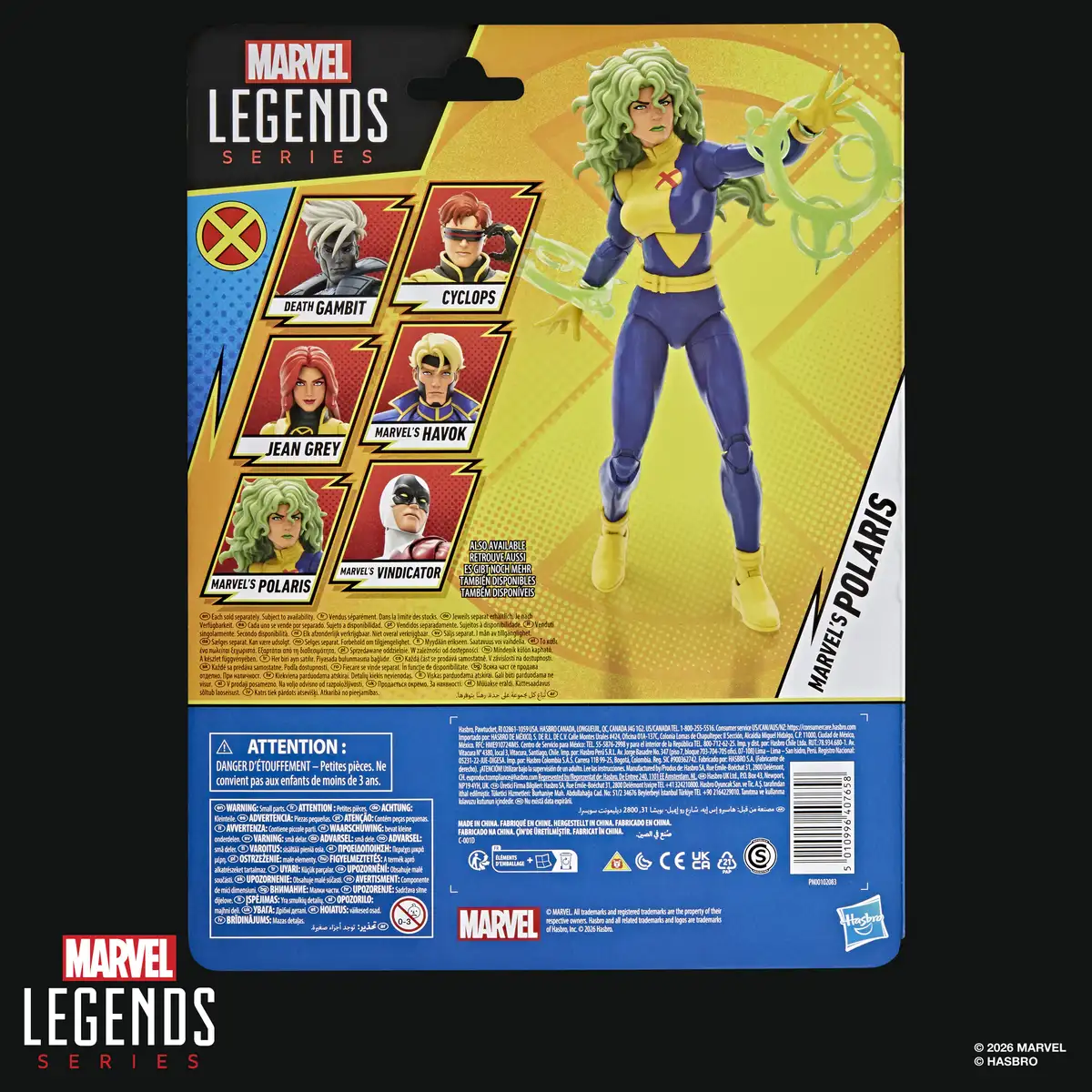 X Men '97 Marvel Legends Marvel's Polaris (Season 2) Action Figure 12