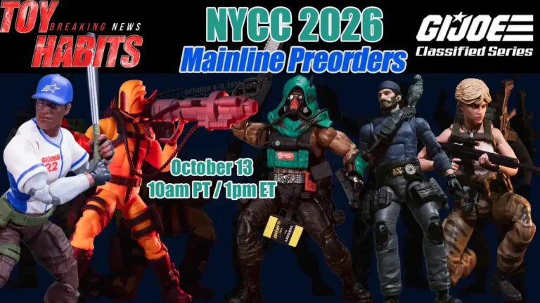 GI Joe Classified Series NYCC 2026 Mainline Wave Preorders Open October 13