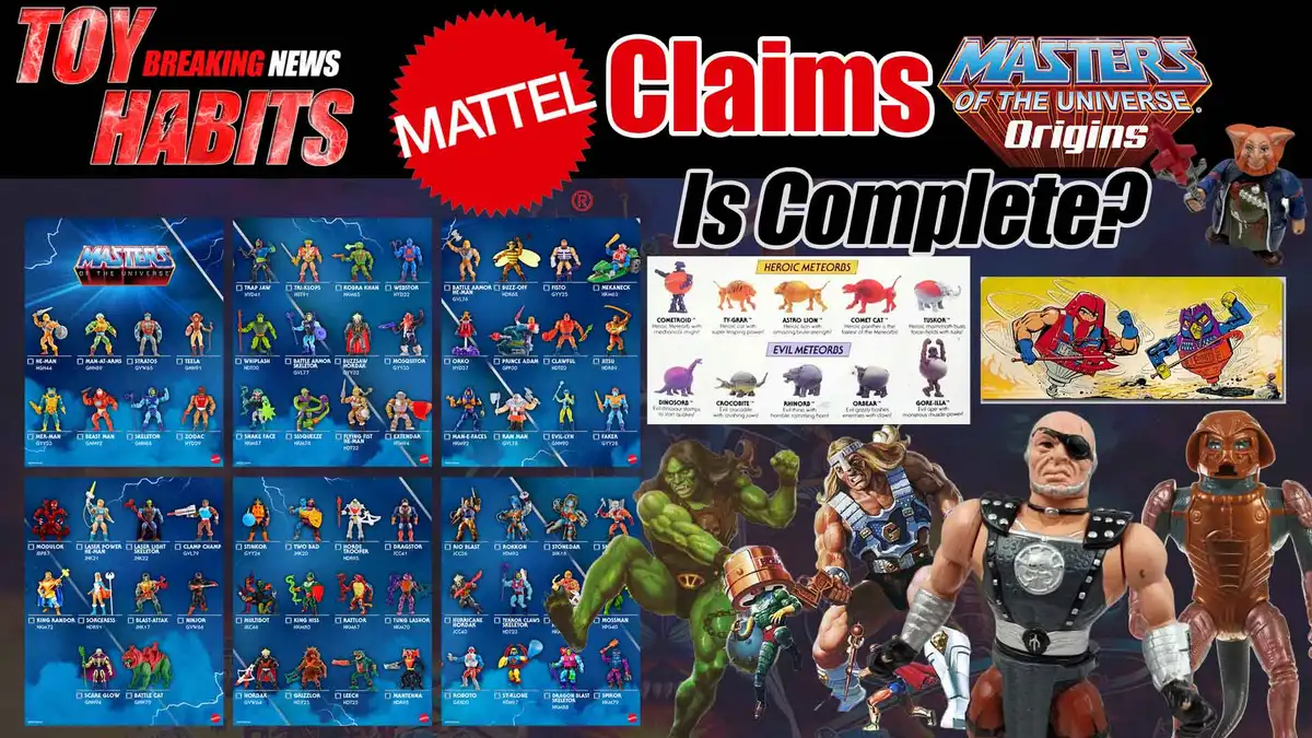 Mattel Claims MOTU Origins Line Is Complete but Falls Short