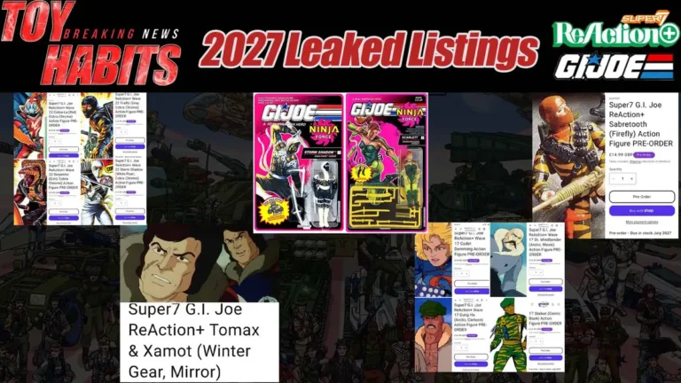New Super7 G.I. Joe ReAction+ 2027 Leaked Listings Reveal New Waves, Ninja Force, and Mirrored Tomax & Xamot Arctic 2-Pack