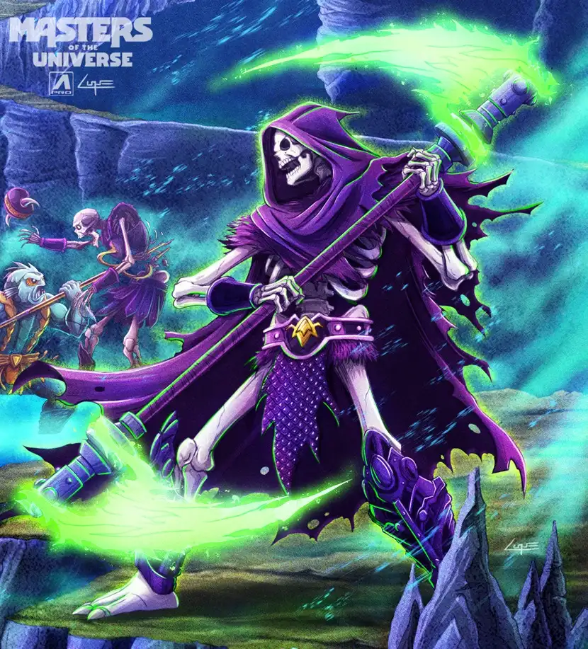 Battle for Subternia MOTU Origins Sepult-Ro Disciple in Battle illustration