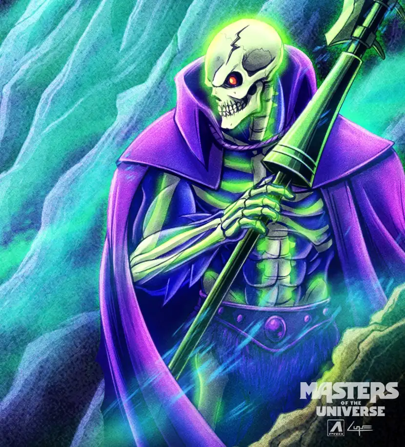 Battle for Subternia MOTU Origins Scare Glow illustration