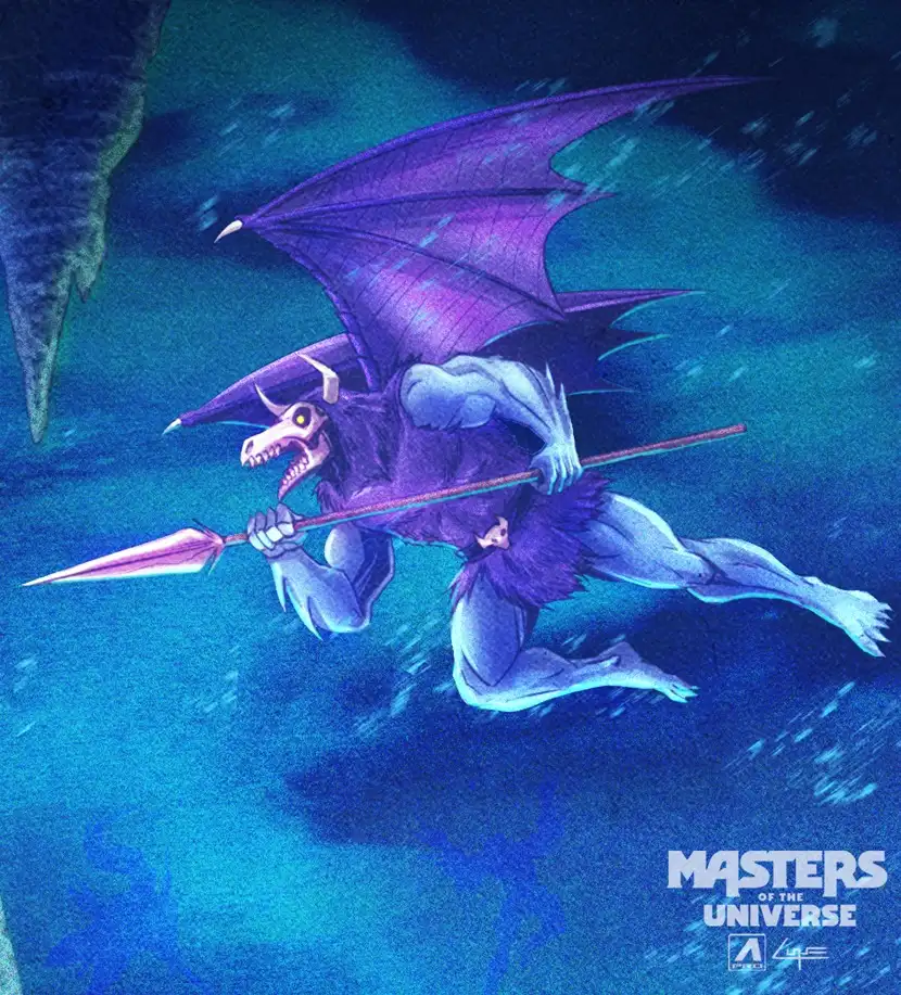 Battle for Subternia MOTU Origins Skelcon illustration