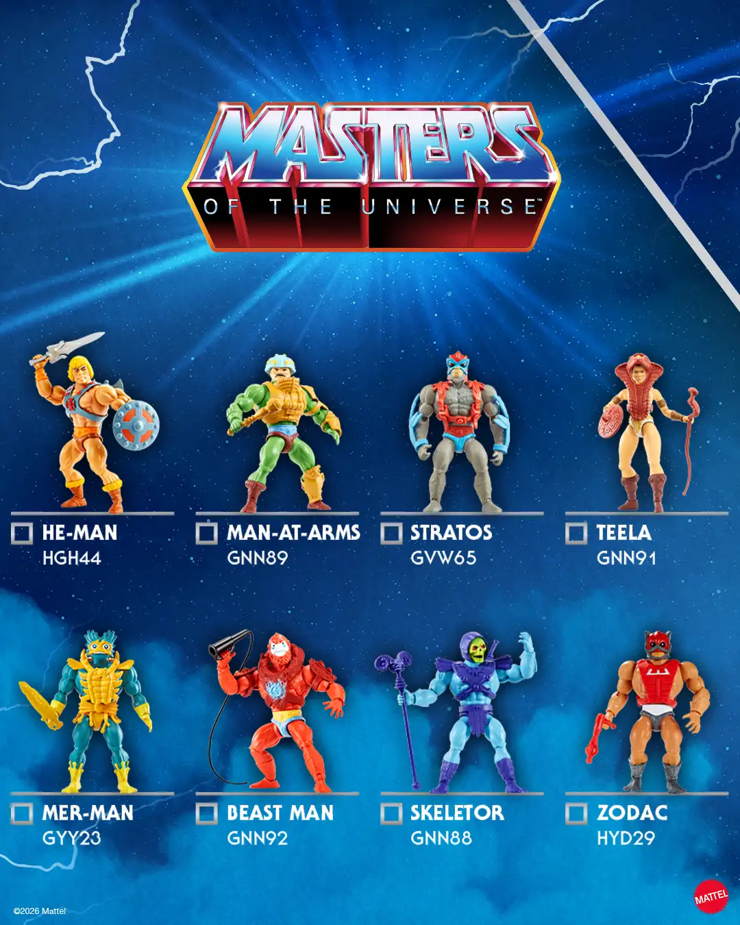 Masters of the Universe Origins Checklist 1