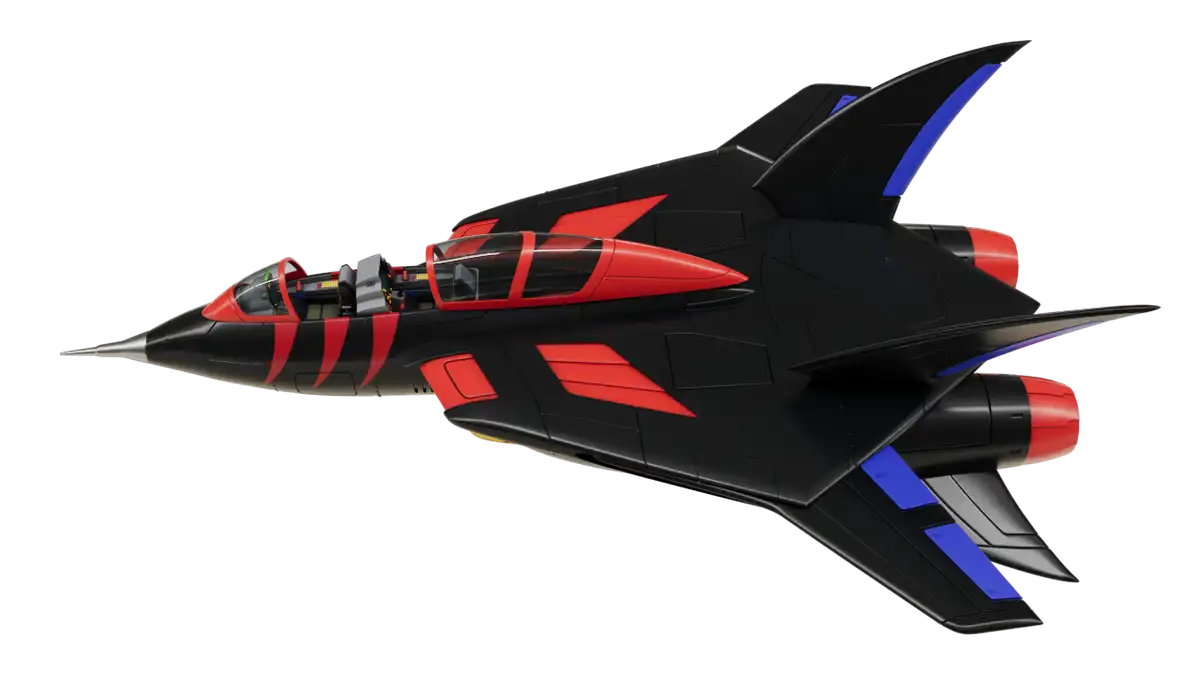 Full-color top render showing Turbokat wings and cockpit