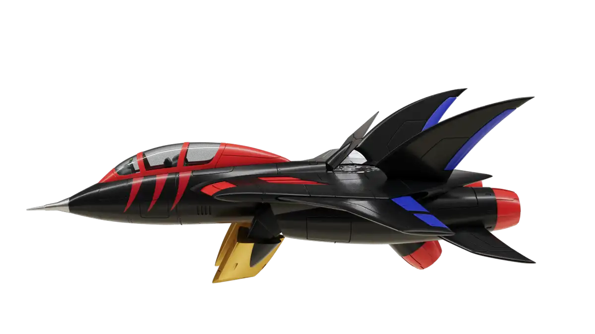 Full-color Turbokat side profile render showing silver nose and wing intakes