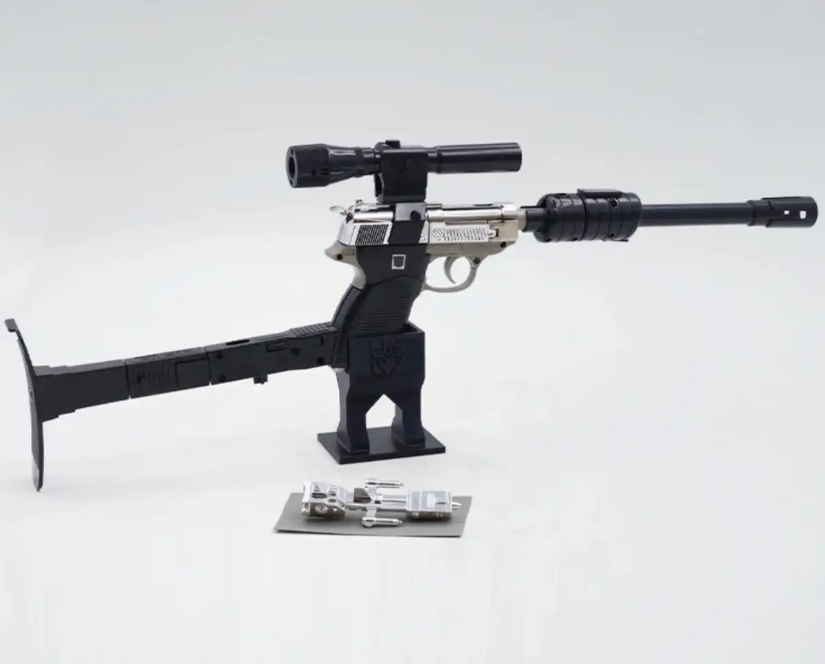 Original Generation 1 Transformers megatron pistol configuration side one