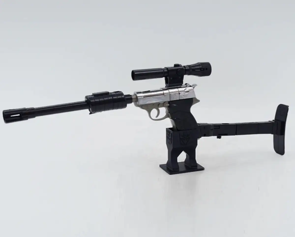 Original Generation 1 Transformers megatron pistol configuration side two